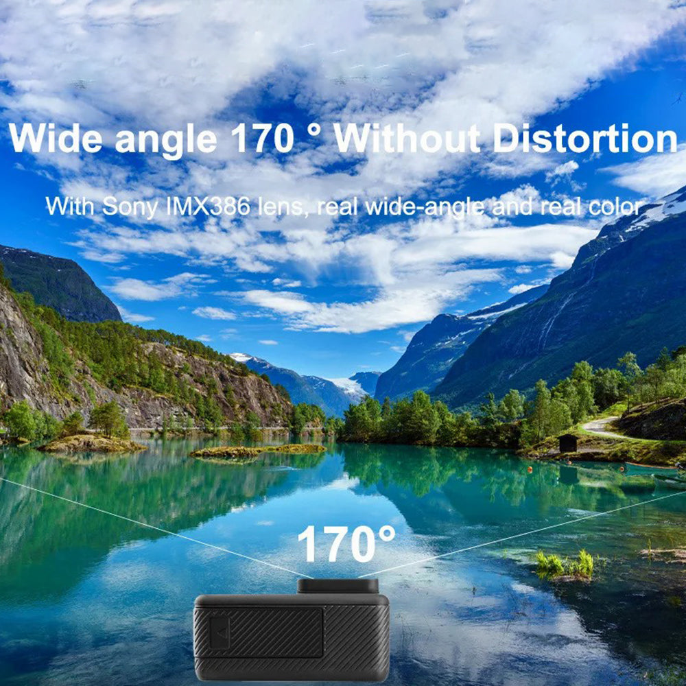 F300AB-R 2.0-inch 4K HD Anti-shake WiFi Action Camera with 30m Waterproof Case F300AB-R 2.0-inch 4K HD Anti-shake WiFi Action Camera with 30m Waterproof Case